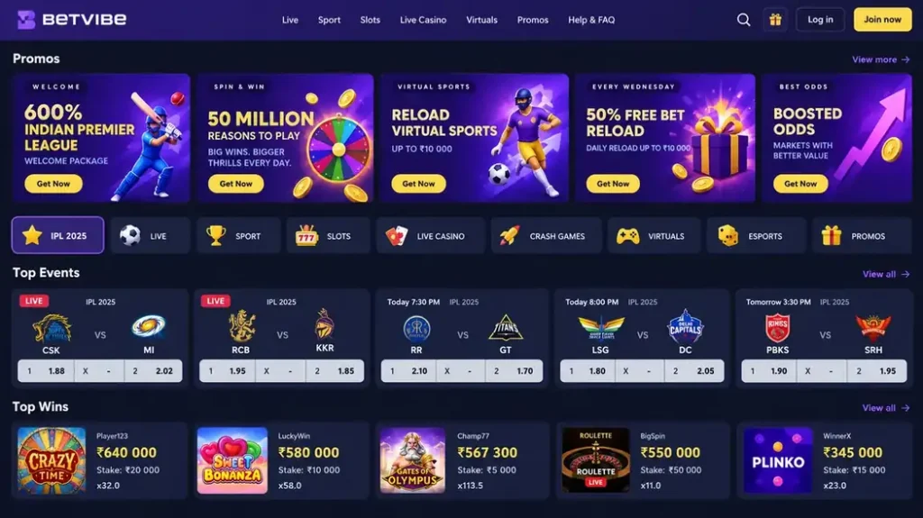 Online casino betvibe